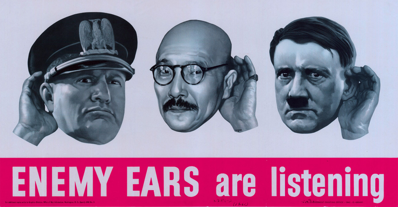 Illustration for article titled The Best Operations Security Propaganda Posters From World War II